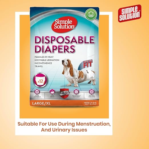 SIMPLE SOLUTION DISPOSABLE DIAPERS L XL