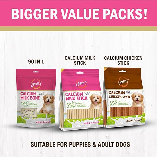 GNAWLERS CALCIUM STICKS CHICKEN FLAV 270GMS