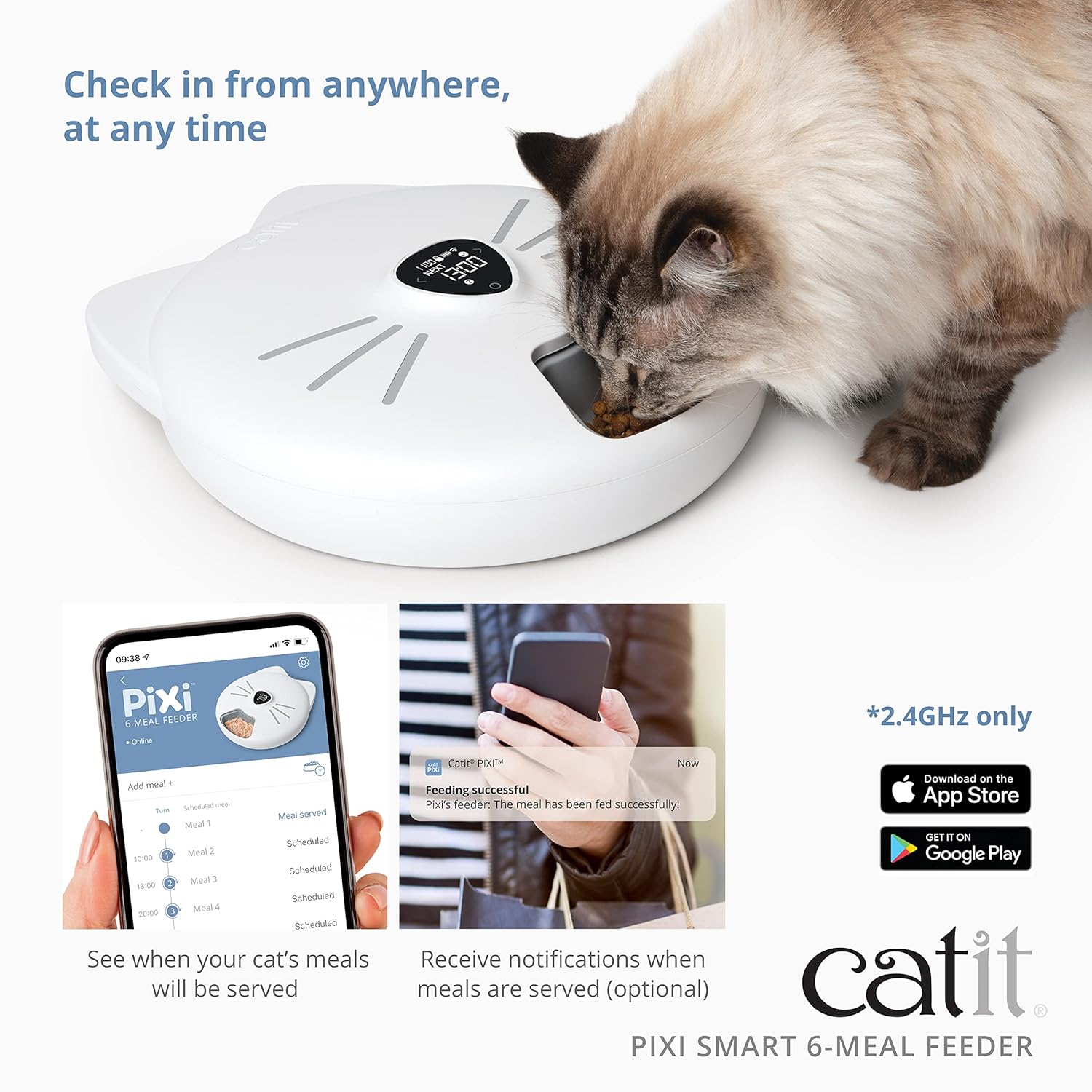 CATIT PIXI SMART 6 MEAL FEEDER