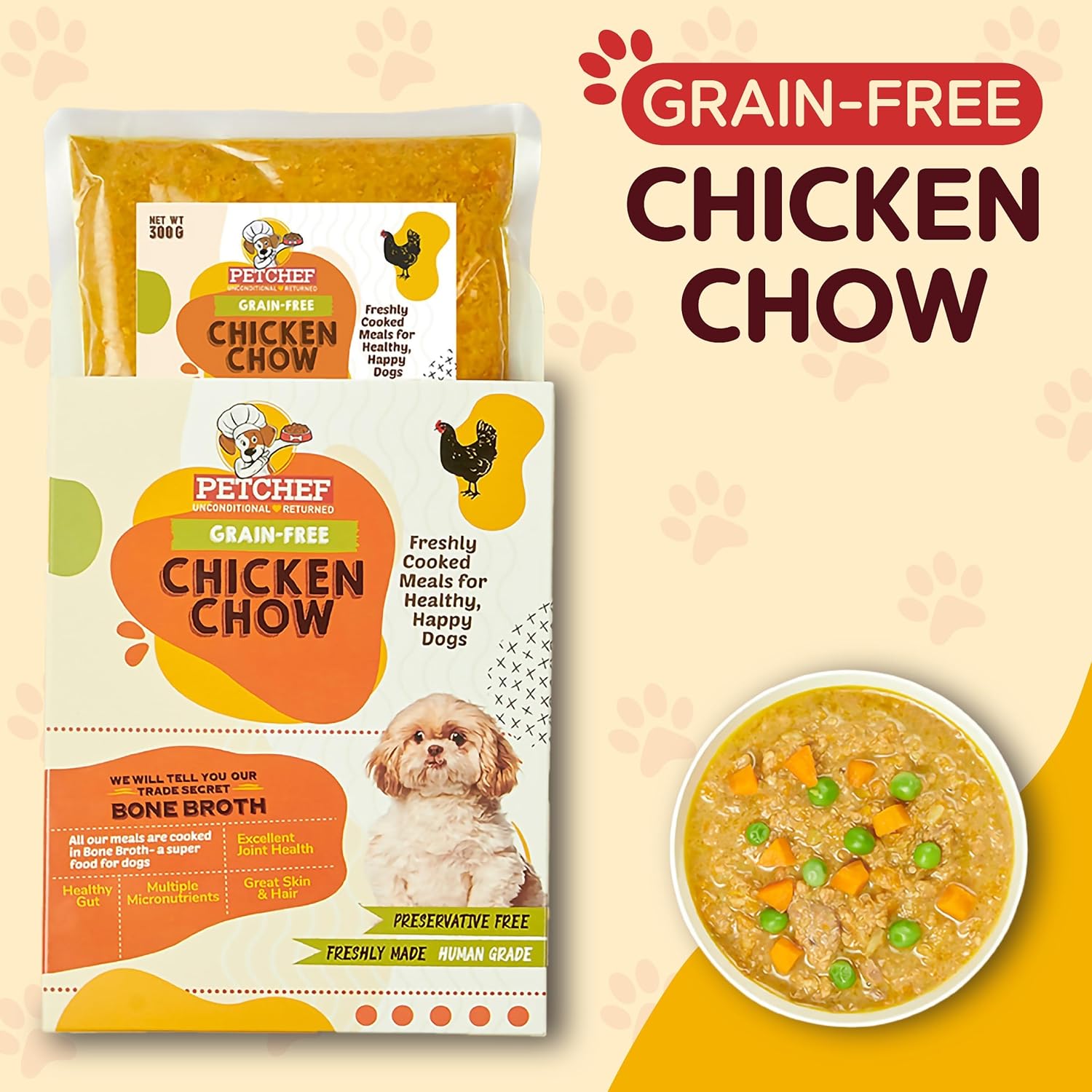 PC GRAIN FREE CHICKEN CHOW 300G
