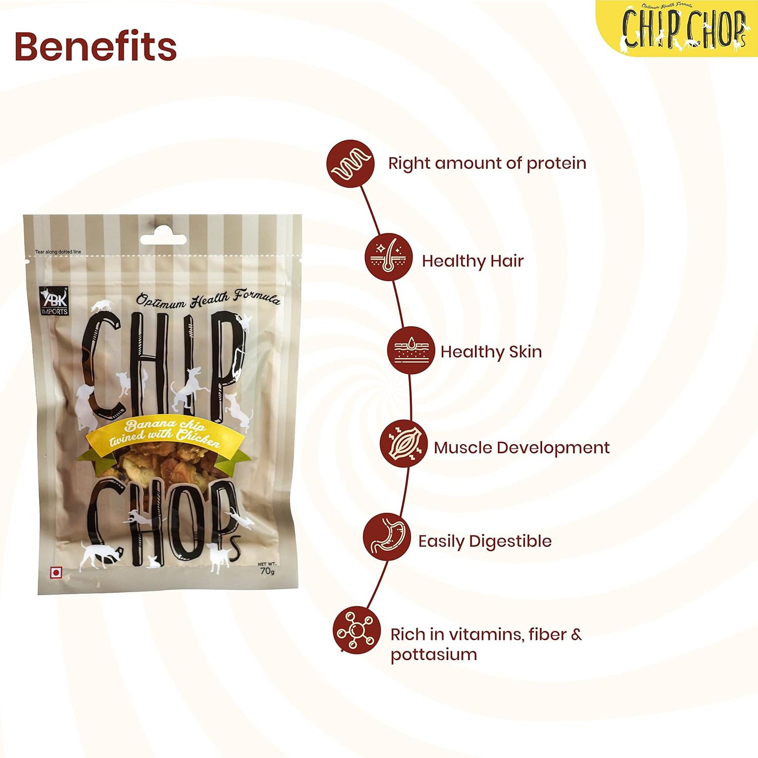 CHIP CHOP BANANA CHICKEN 70G