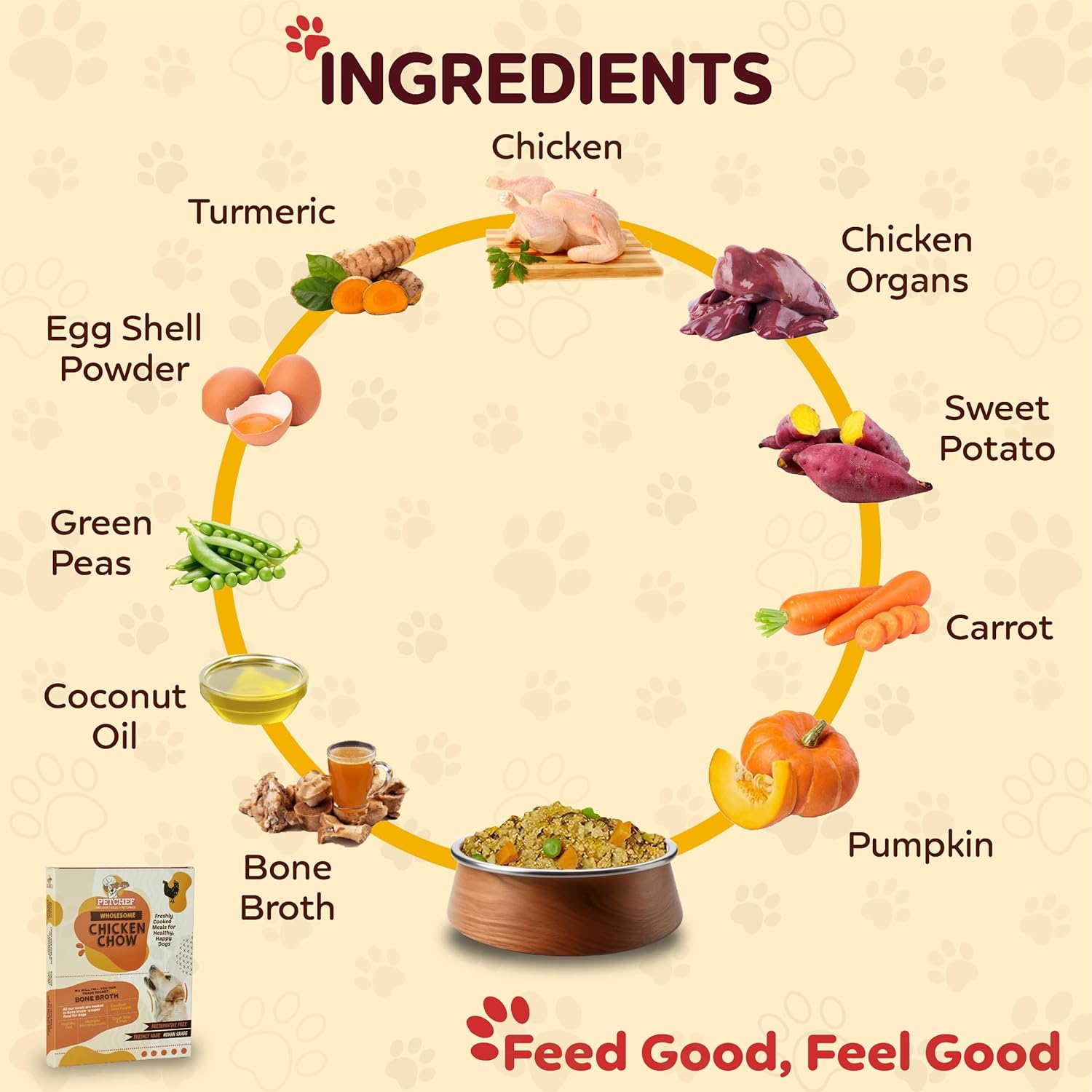 PETCHEF GRAIN FREE CHICKEN CHOW 200G