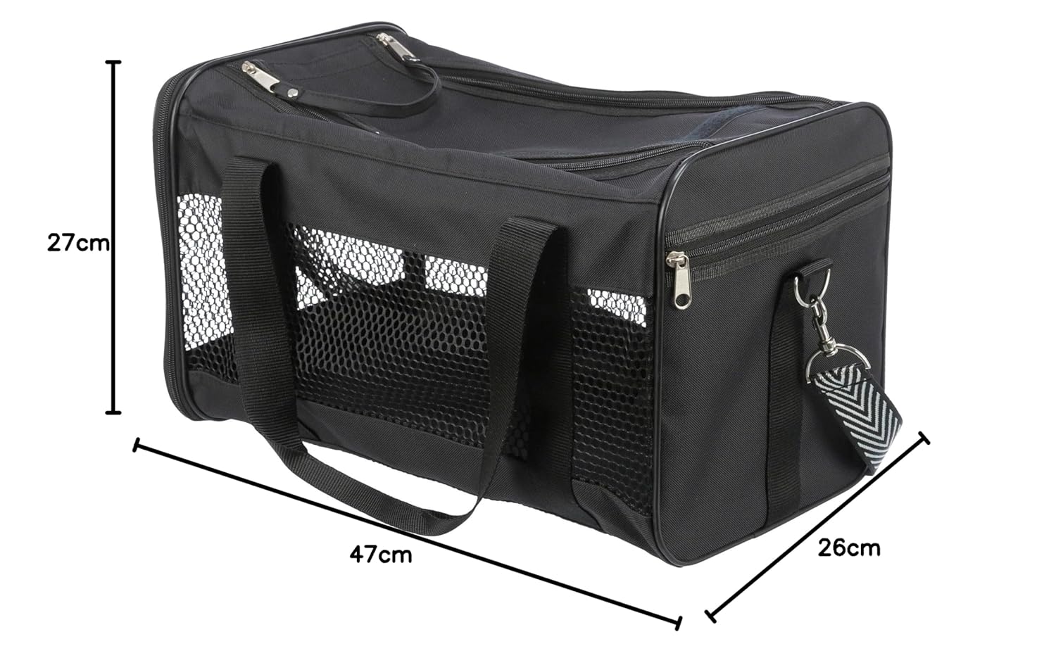 RYAN CARRIER 26X27X47 CM BLACK