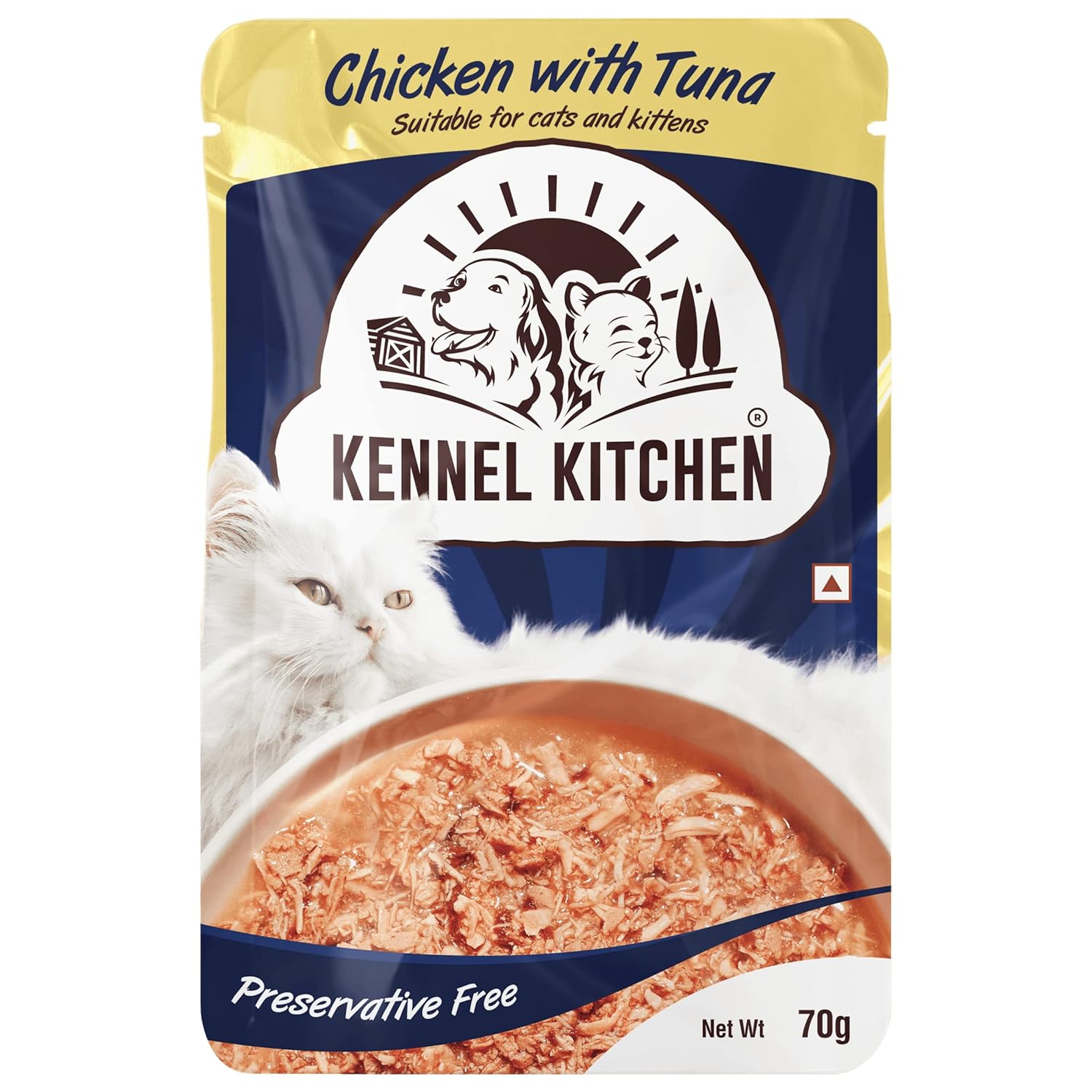 KK CAT CHICKEN WITH TUNA 70G