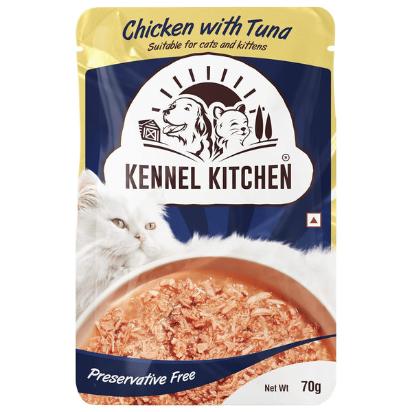 KK CAT CHICKEN WITH TUNA 70G