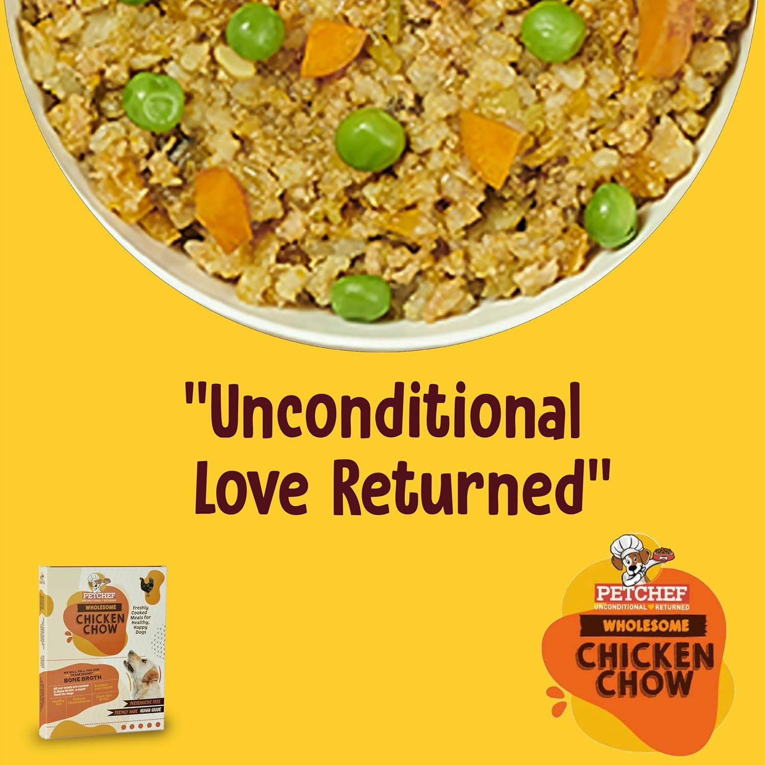 PETCHEF WHOLESOME CHICKEN CHOW 200G