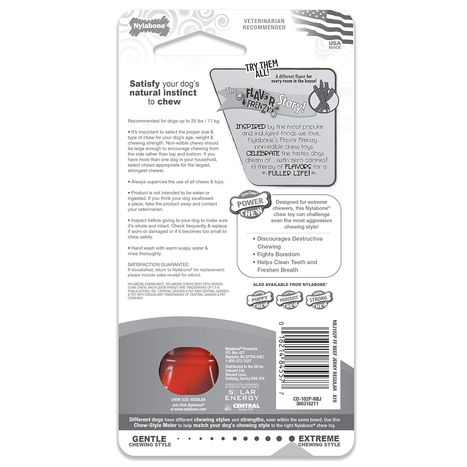 NB POWER CHEW TEXTURED BONE XL