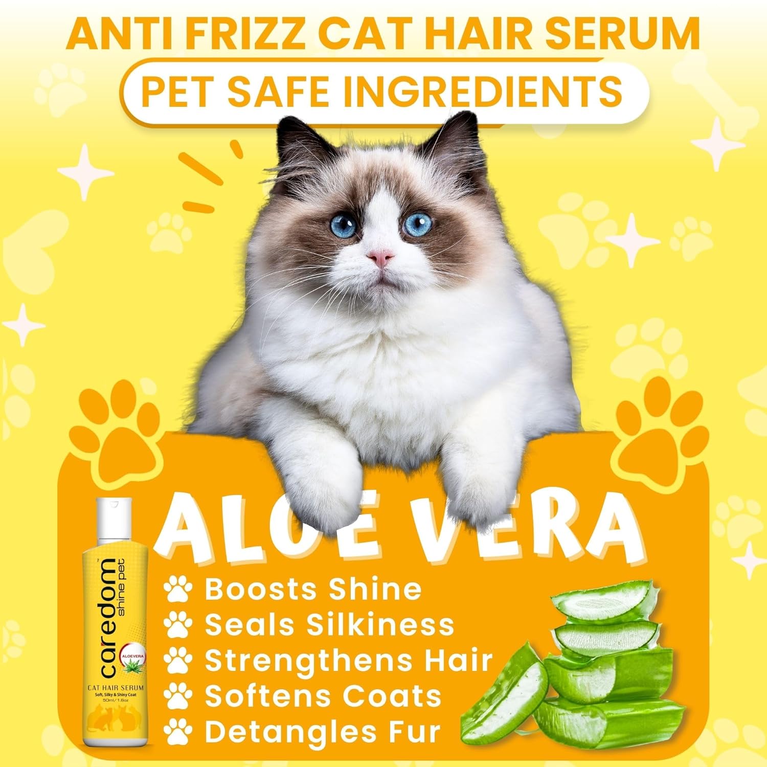 CAREDOM SHINE PET CAT HAIR SERUM 50 ML