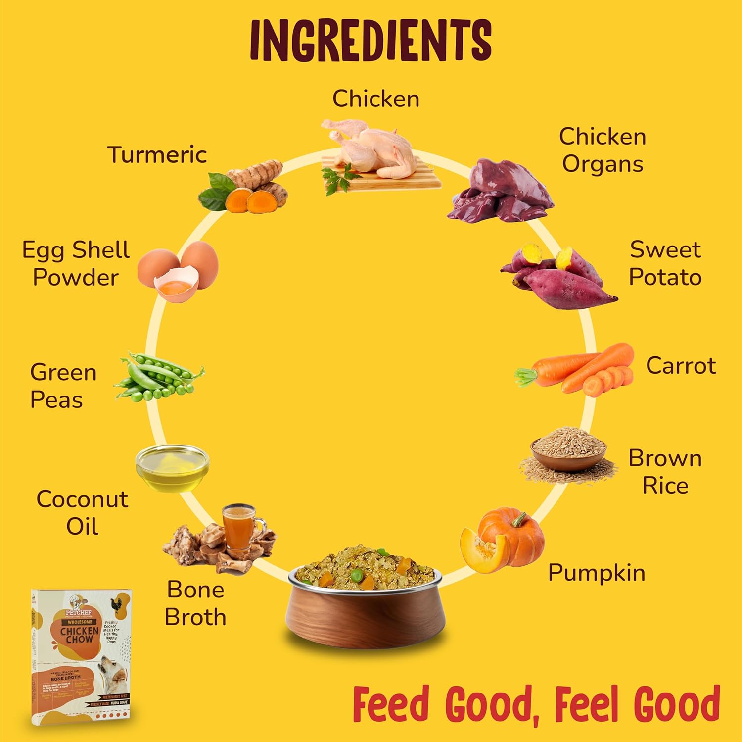 PETCHEF WHOLESOME CHICKEN CHOW 200G