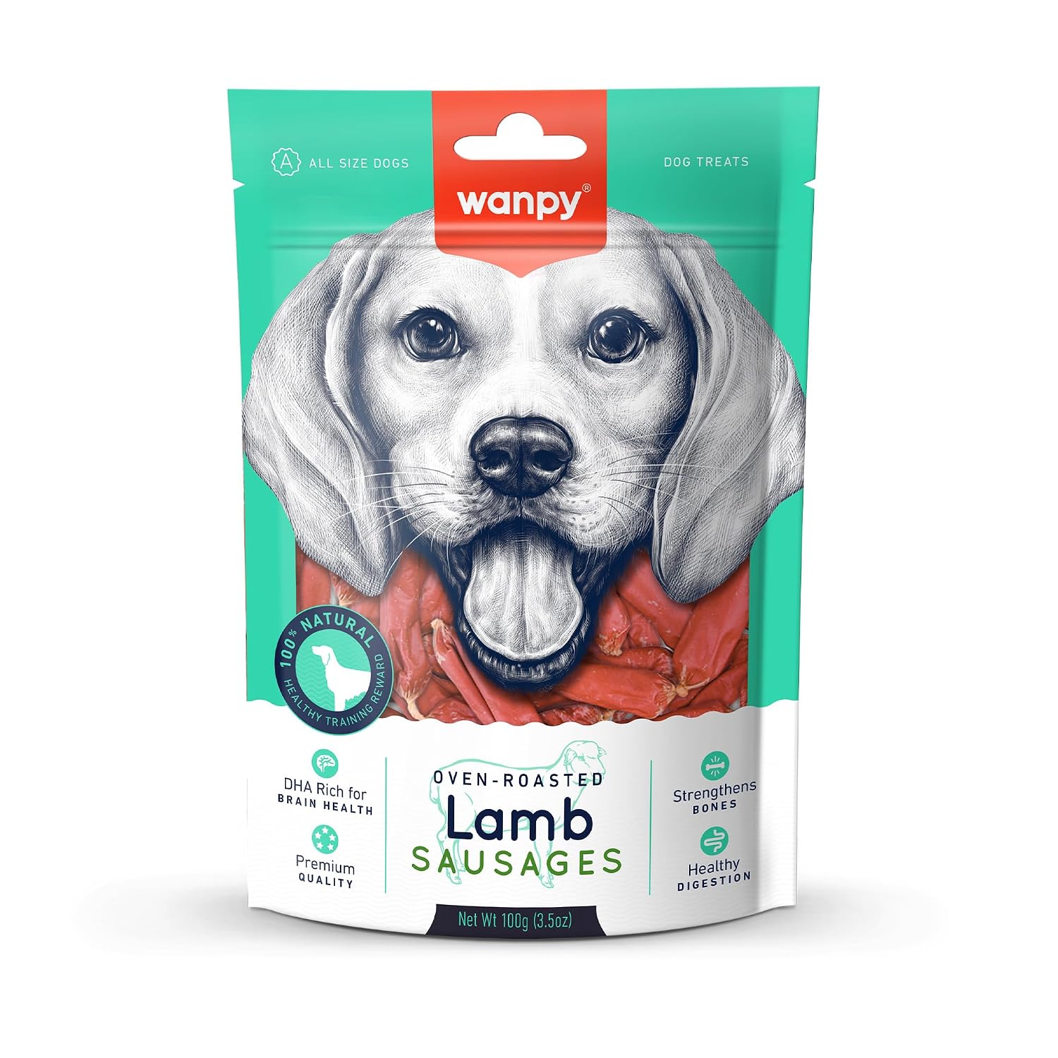 WANPY LAMB SAUSAGES 100 GM