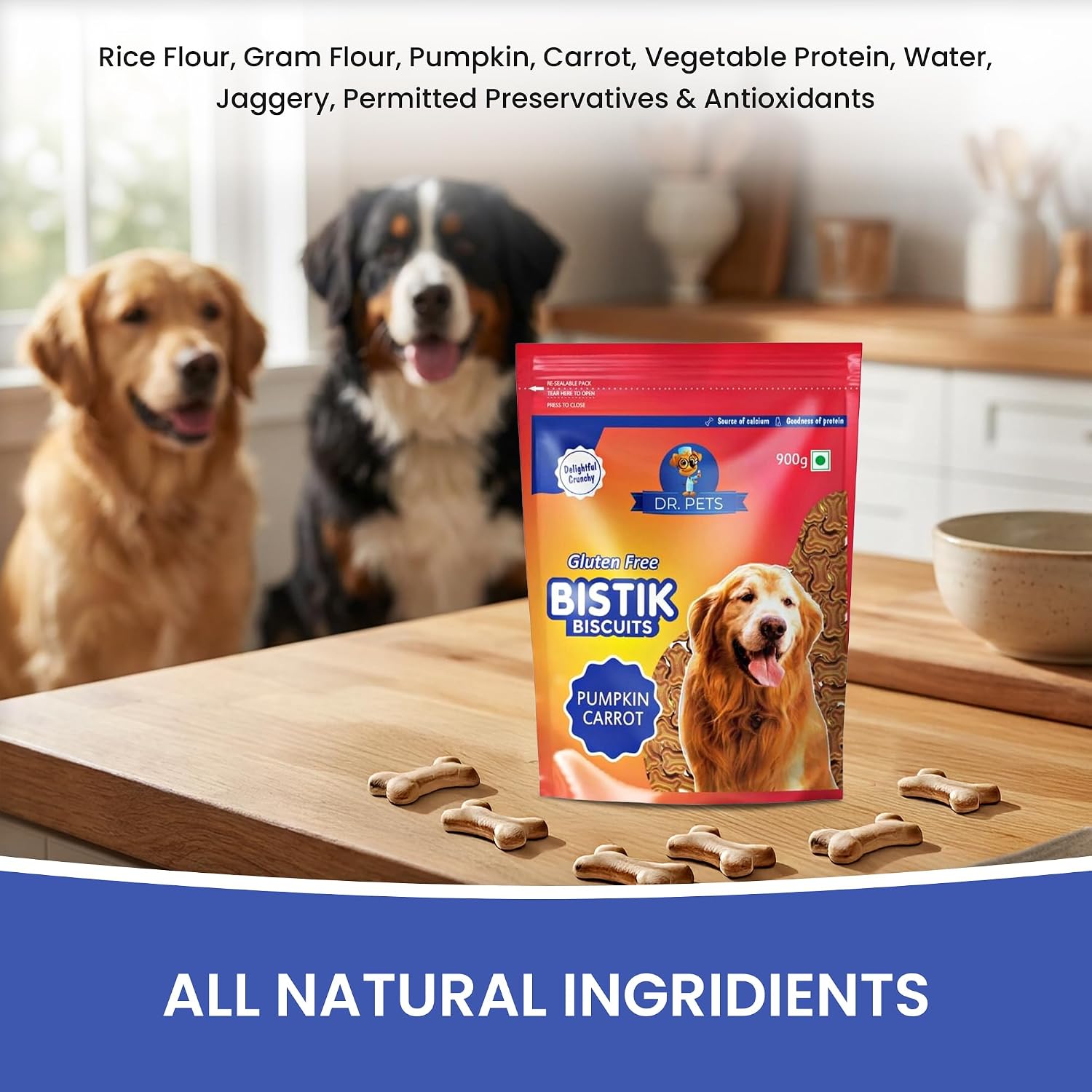 DR PET BISTIK PUMPKIN CARROT 900G