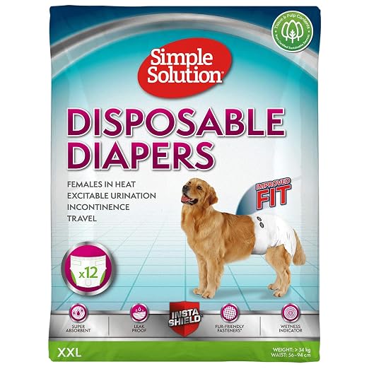 SIMPLE SOLUTION DISPOSABLE DIAPERS XXL