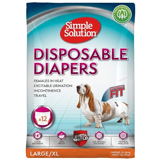 SIMPLE SOLUTION DISPOSABLE DIAPERS L XL