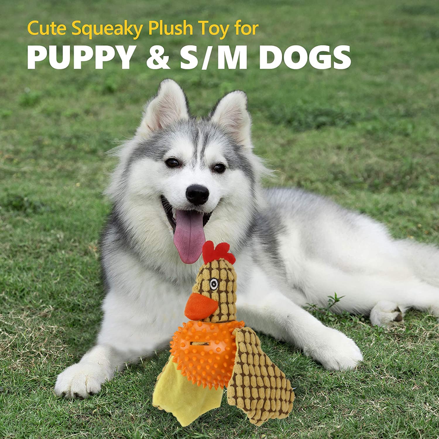 BASIL TOY PLUSH BIRD FLAMINGO CHICKEN TPR