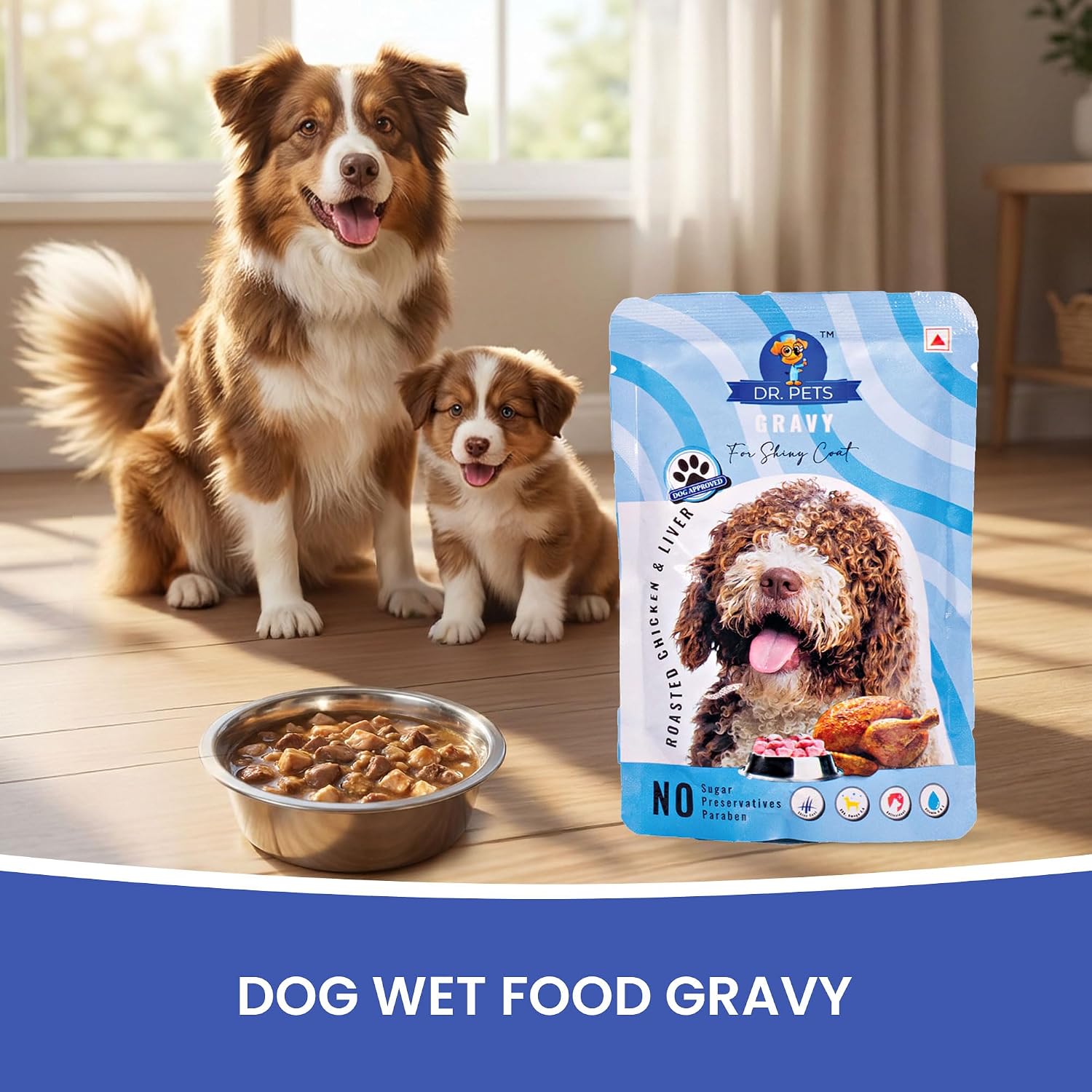 DR PET GRAVY ROSTED CHICKEN LIVER 85G