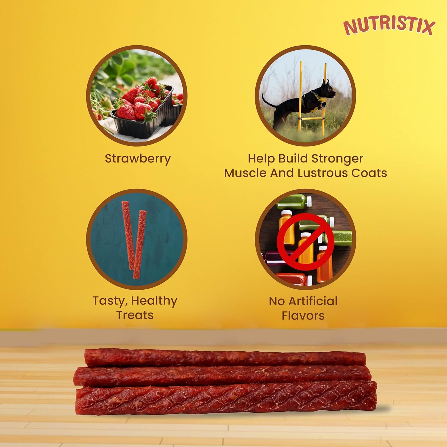 CHIP CHOPS NUTRISTIX STRAWBERRY 70G