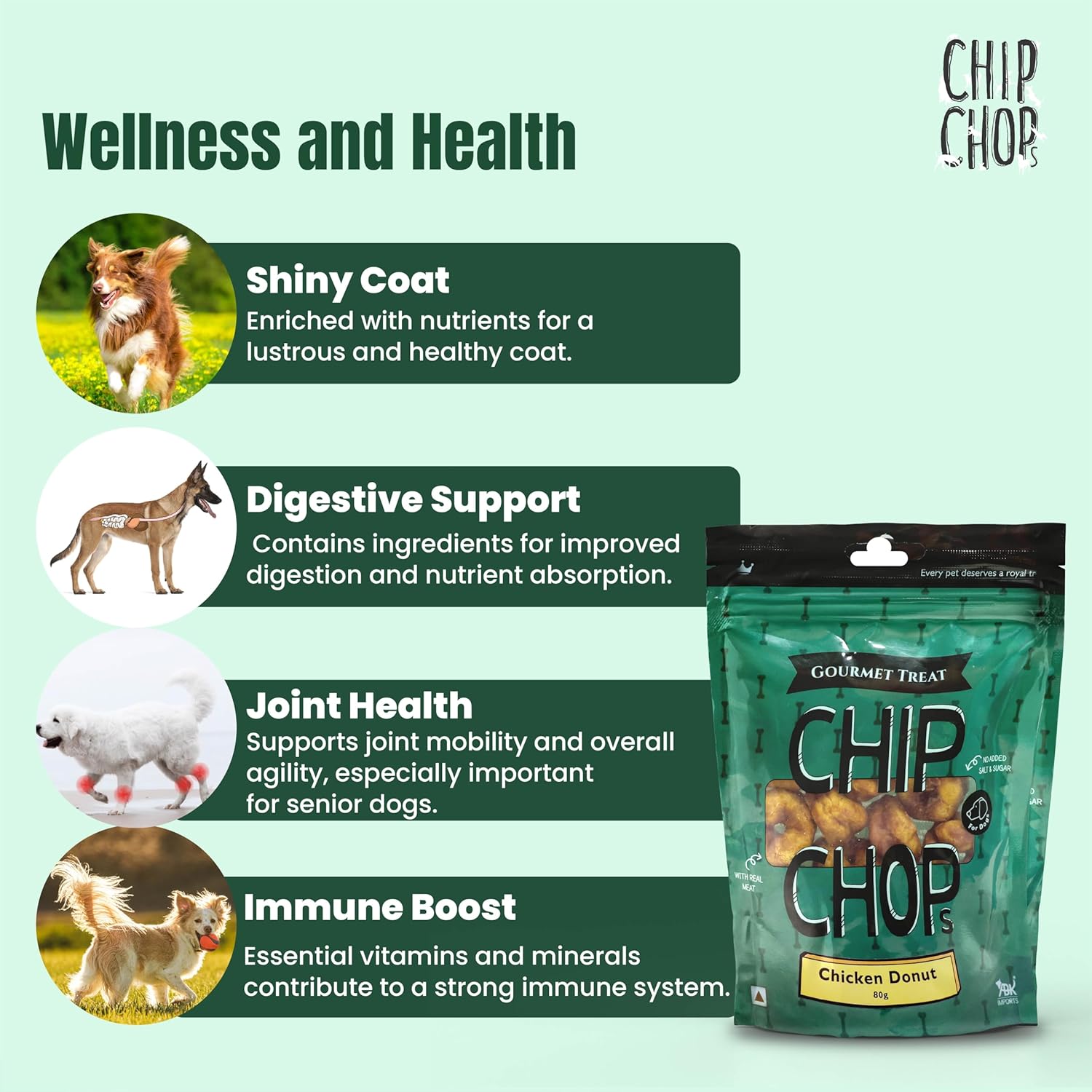 CHIP CHOPS CHICKEN DONUT 80G
