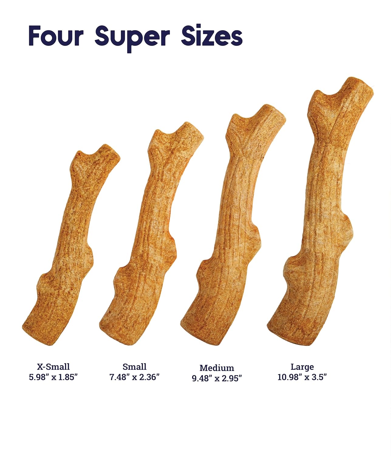SUPER DOGWOOD DOG CHEW TOY LARGE 28X9 CM BROWN