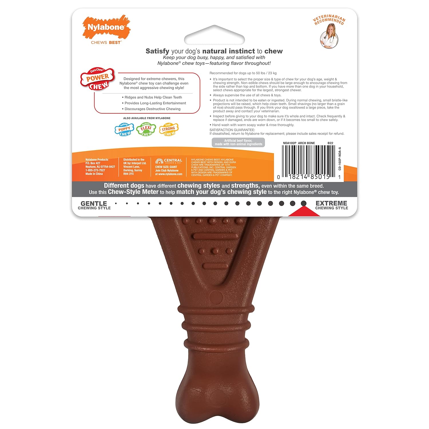 NB POWER CHEW DENTAL ARCH BONE L