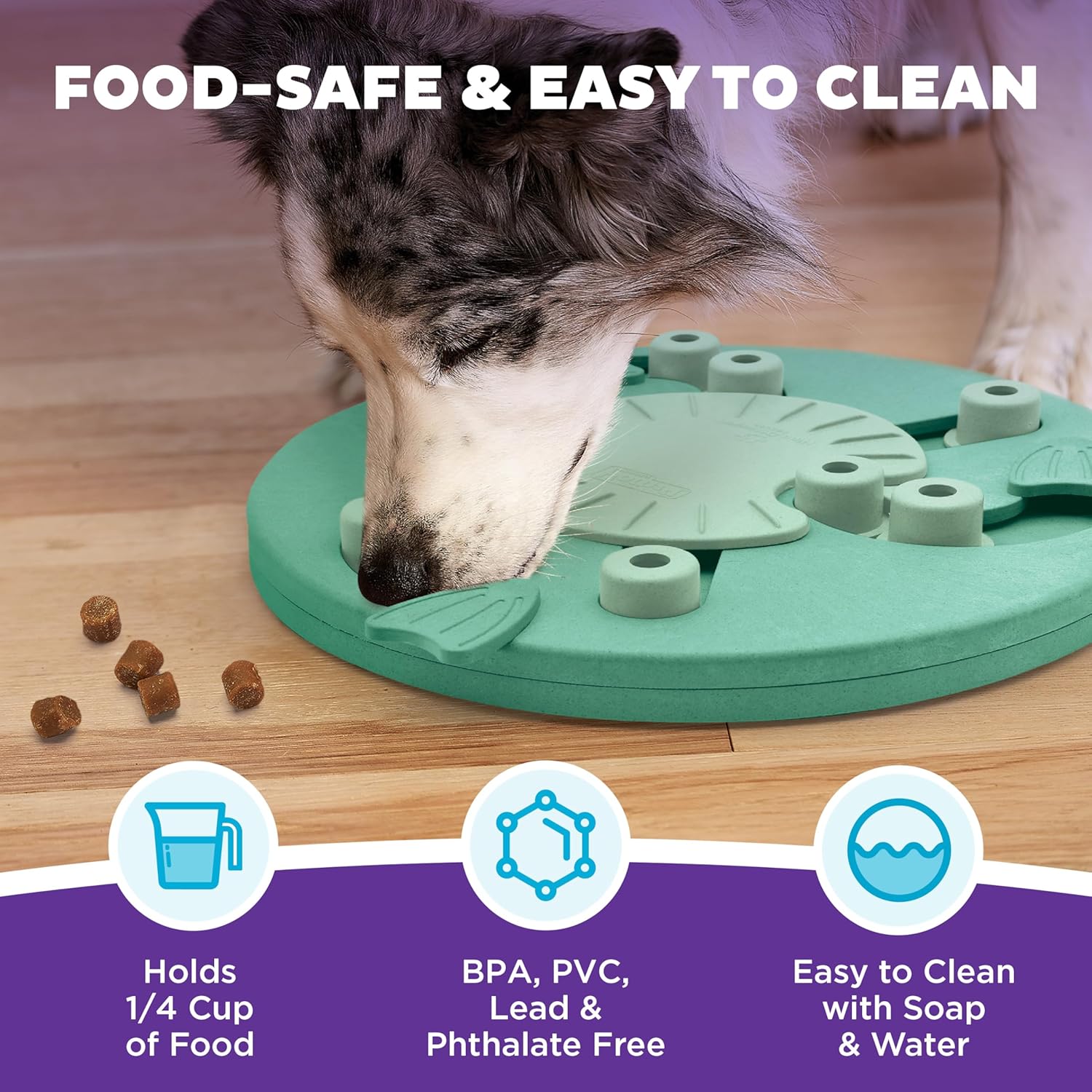 DOG WORKER INTERACTIVE TREAT 36 CM GREEN