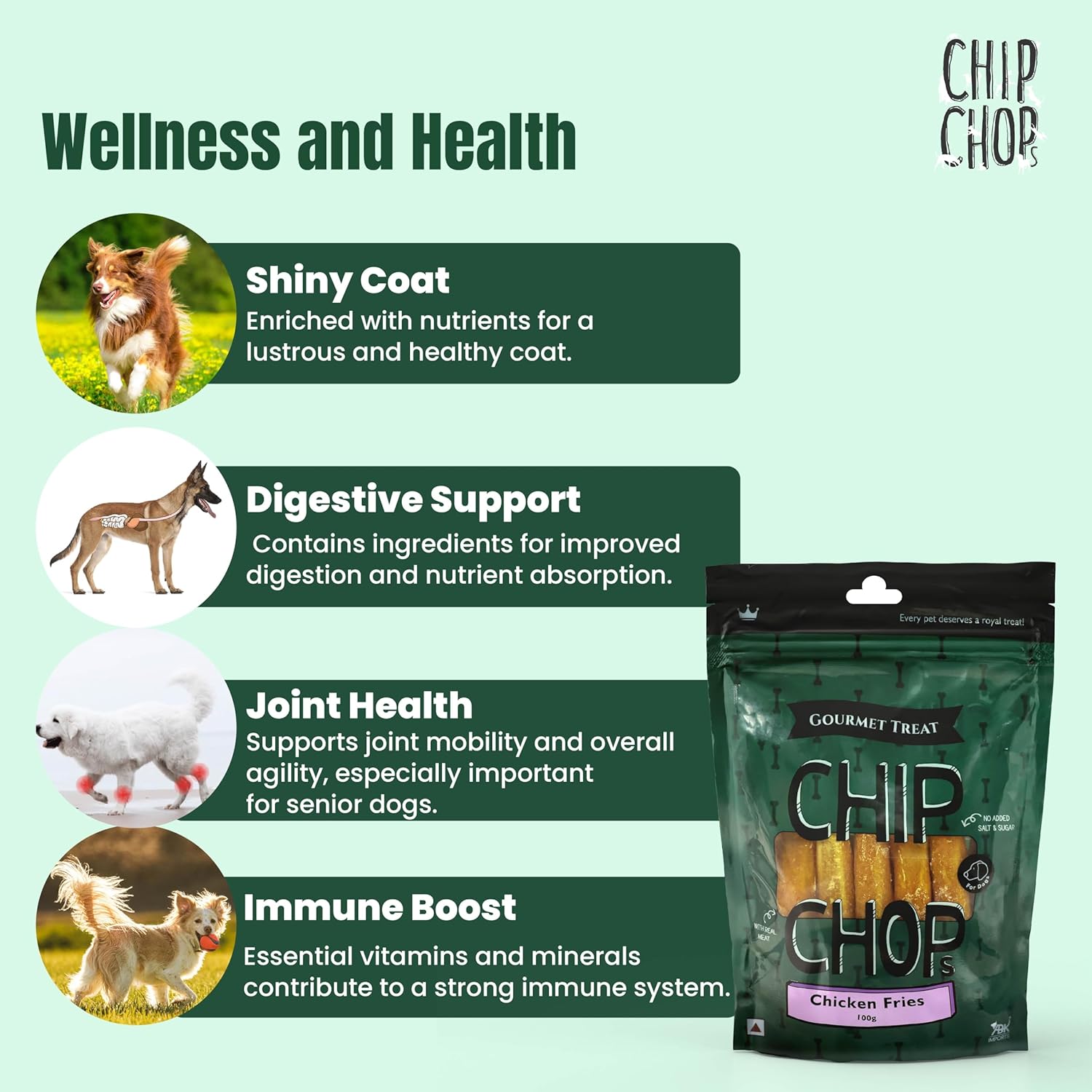 CHIP CHOPS CHICKEN FRIES 100G