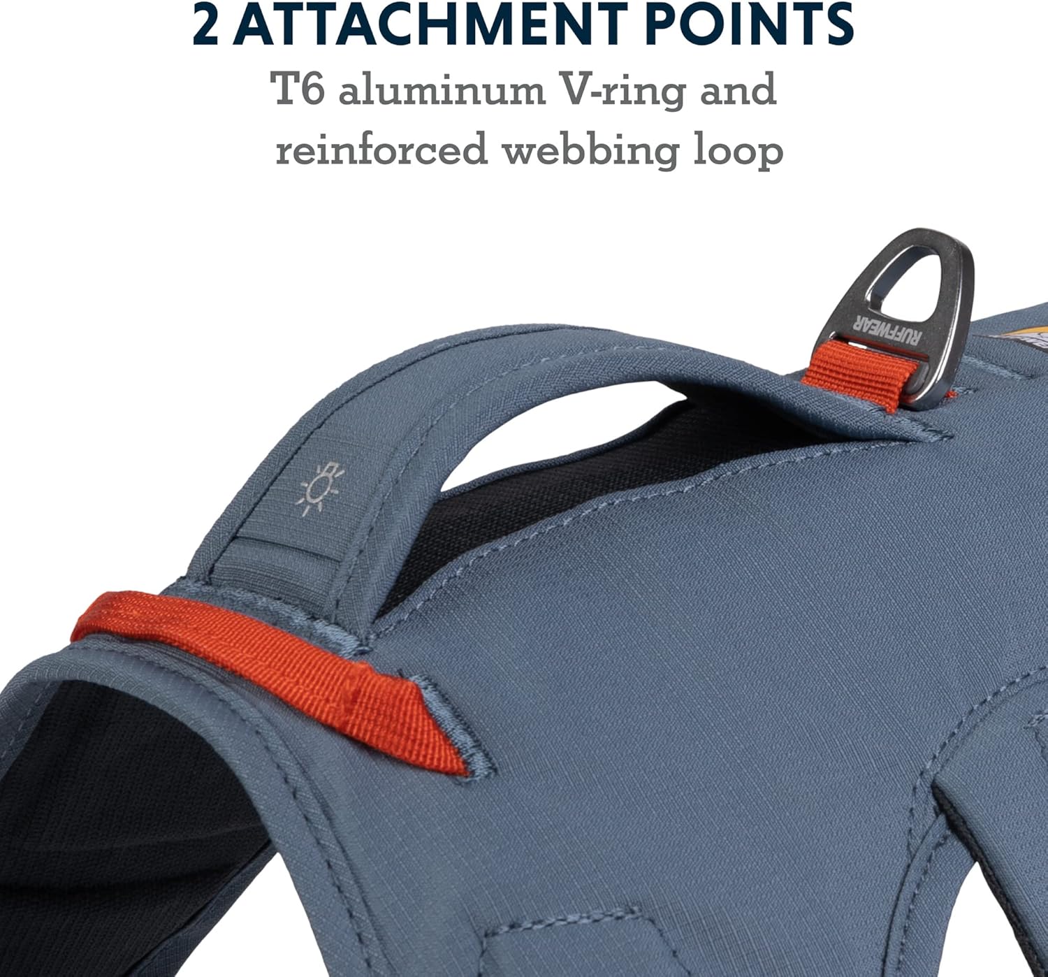 RUFFWEAR WEBMASTER HARNESS SLATE BLUE LARGE XL