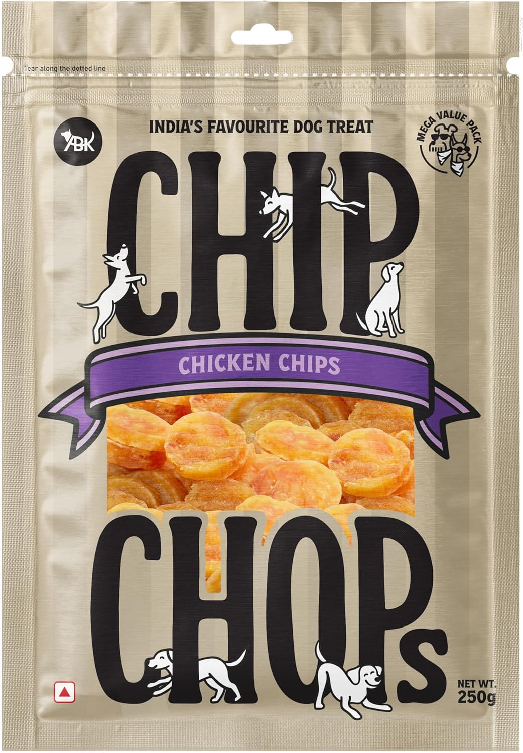 CHIP CHOPS CHICKEN CHIPS COINS 250G