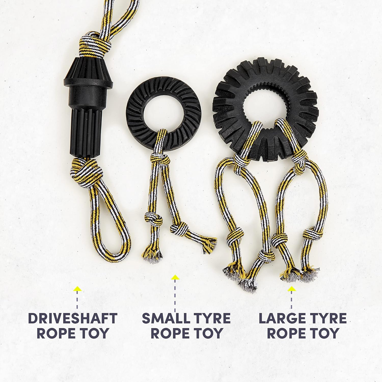 BARKBUTLER FOFOS DRIVESHAFT ROPE TOY