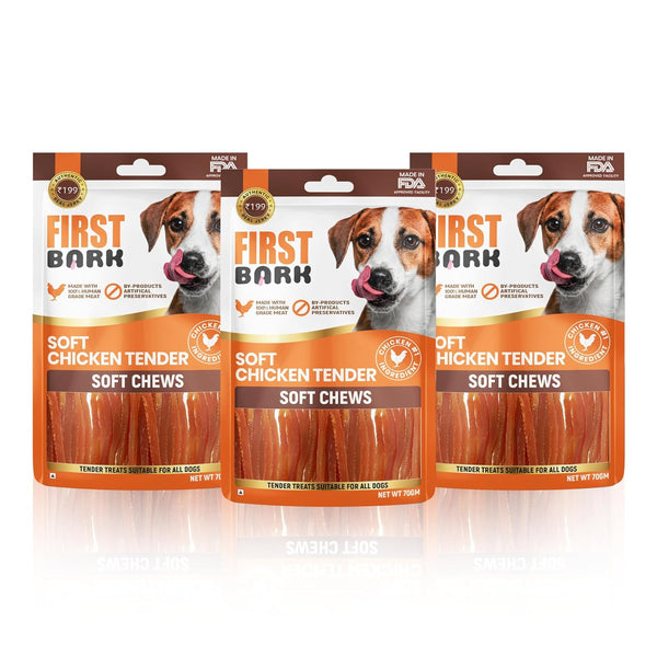 FIRST BARK SOFT CHICKEN TENDERS 70G