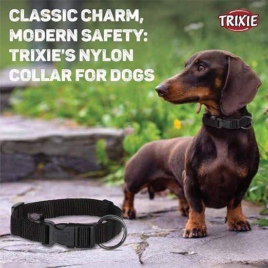 TRIXIE CLASSIC COLLAR S M12 18 15 MM BLACK