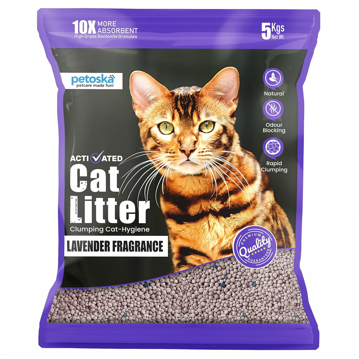 BEST CLEAN CAT LITTER LAVENDER 5KG
