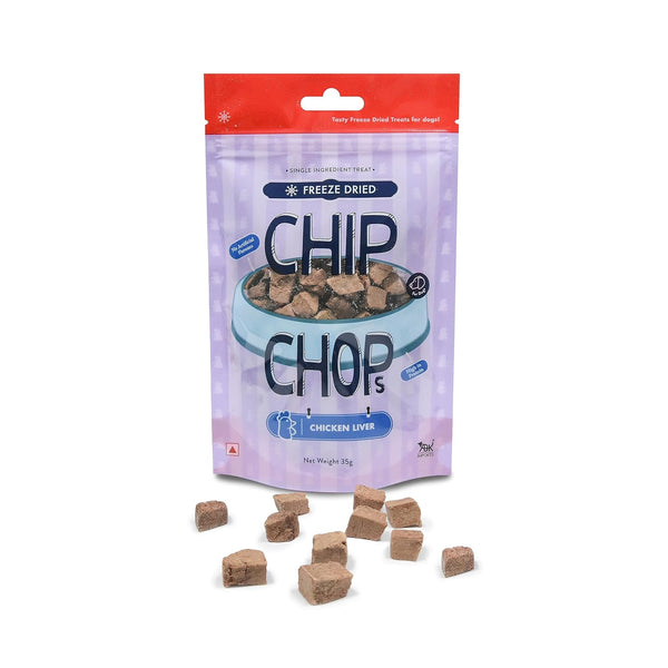 CHIP CHOPS FREEZE DRIED CHICKEN LIVER 35G