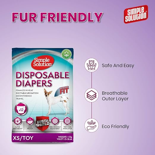 SIMPLE SOLUTION DISPOSABLE DIAPERS X SMALL