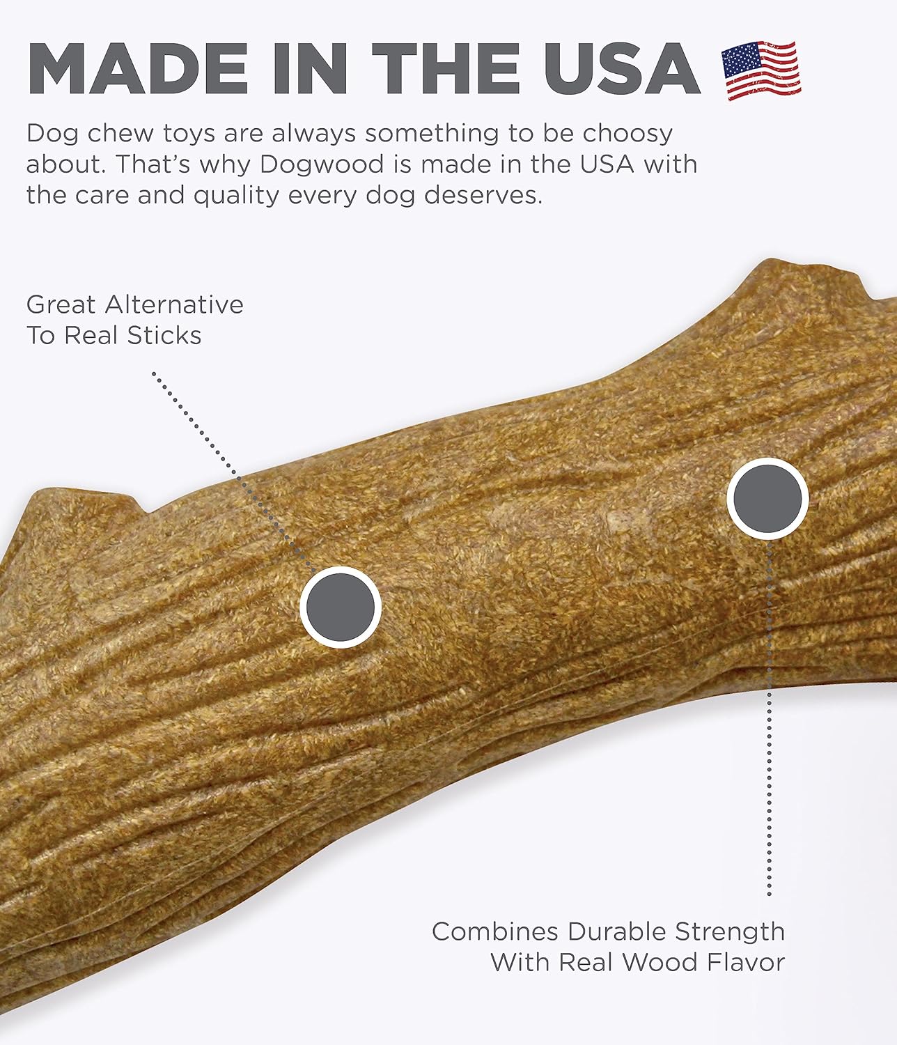 DOGWOOD DURABLE STICK LARGE 20 CM