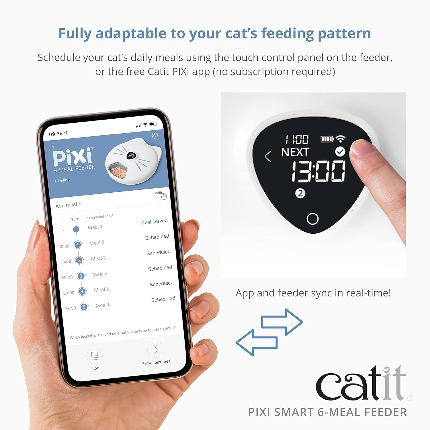 CATIT PIXI SMART 6 MEAL FEEDER