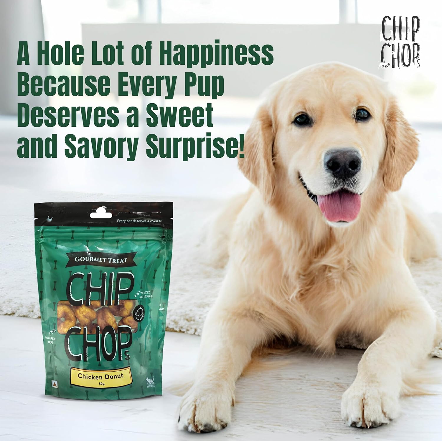 CHIP CHOPS CHICKEN DONUT 80G