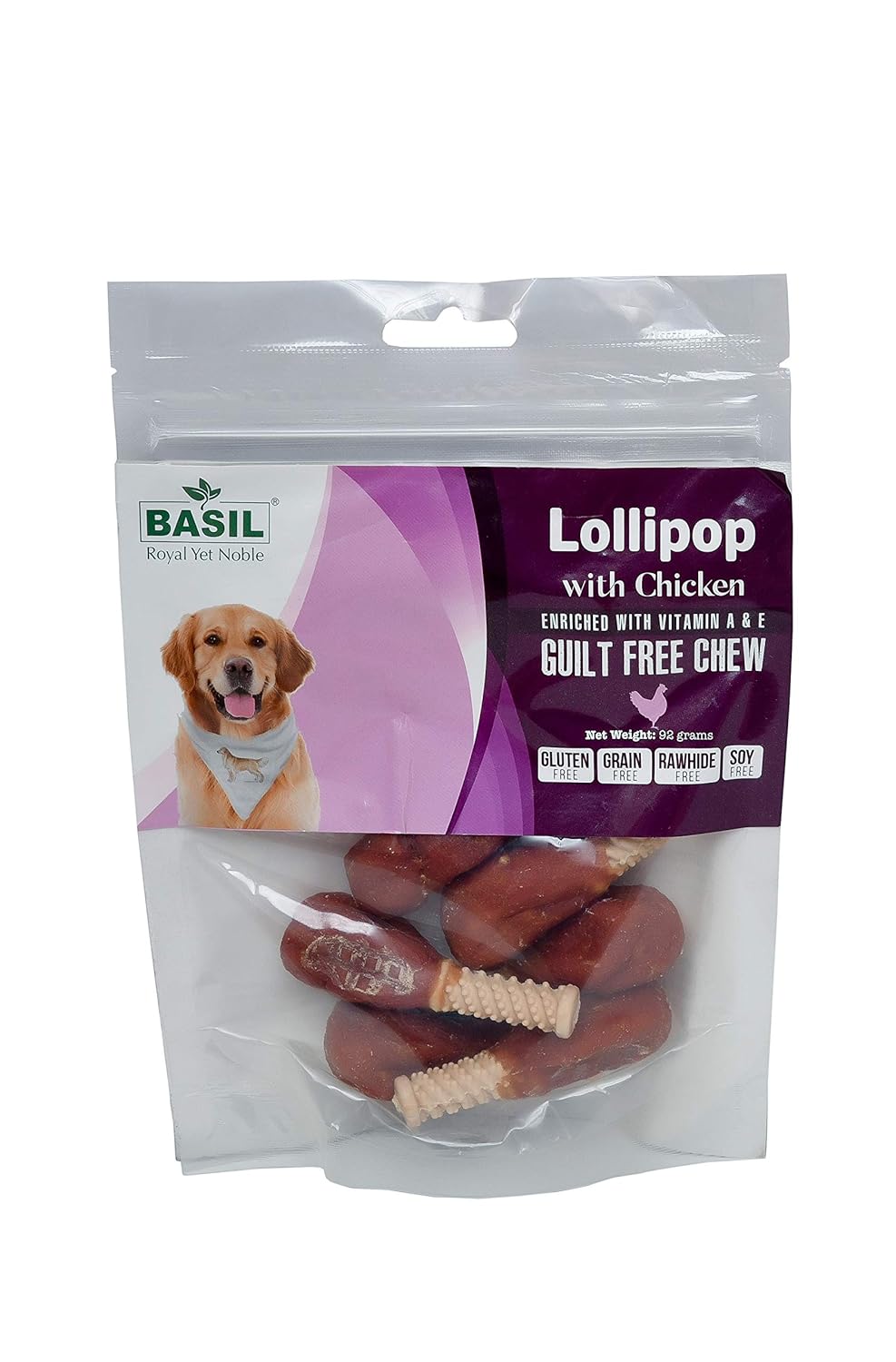 BASIL LOLLIPOP WITH CHICKEN 92G