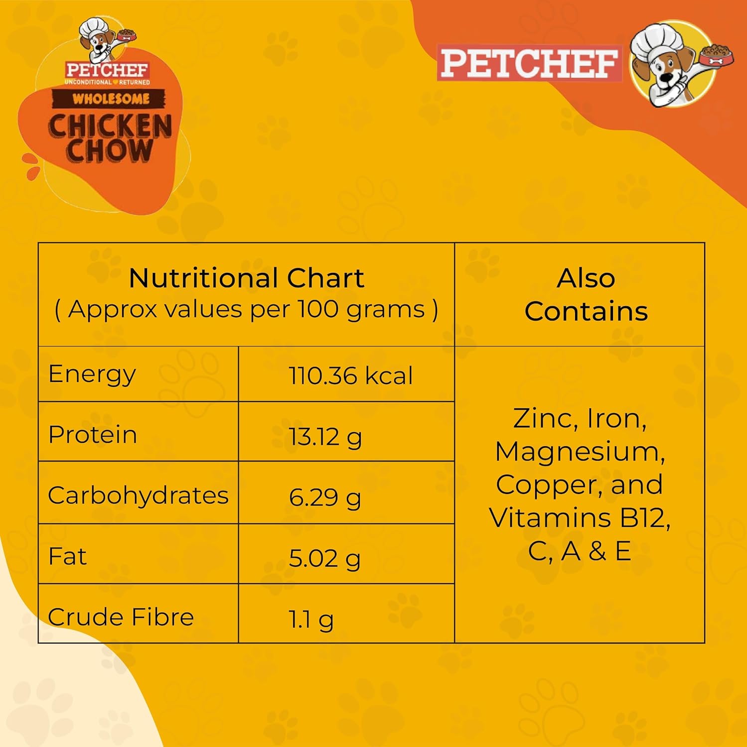 PC GRAIN FREE CHICKEN CHOW 300G