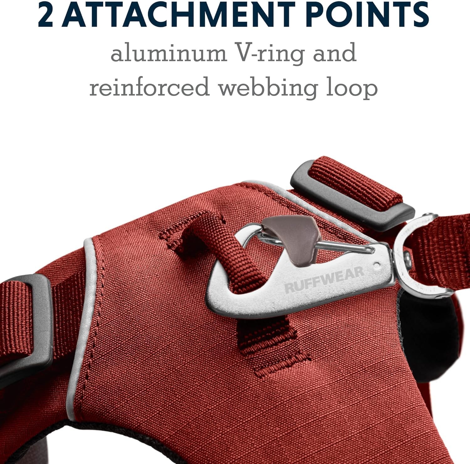 RUFFWEAR FRONT RANGE HARNESS RED CLAY SMALL