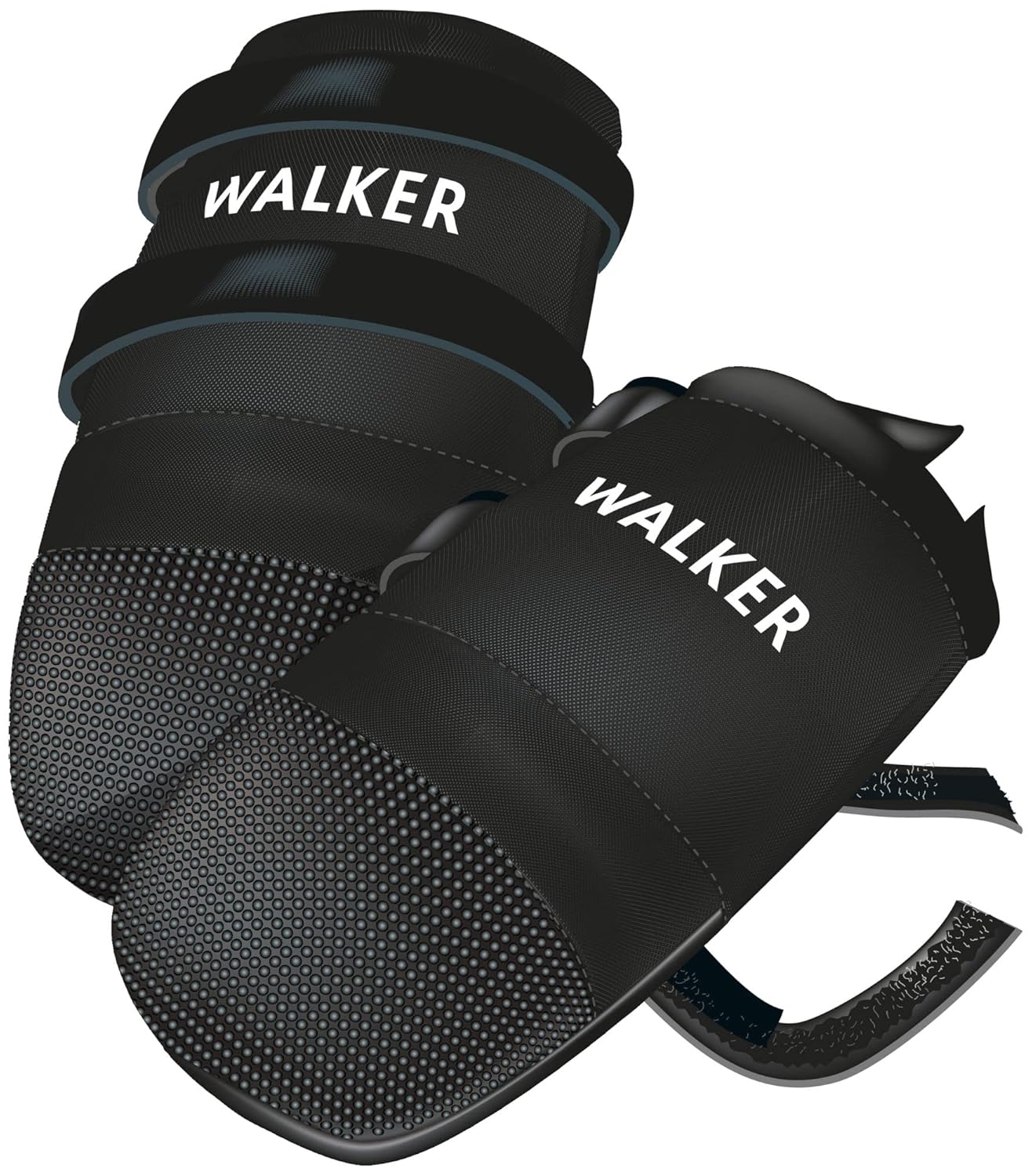 WALKER CARE PROTECTIVE BOOTS XXL 2 PCS BLACK
