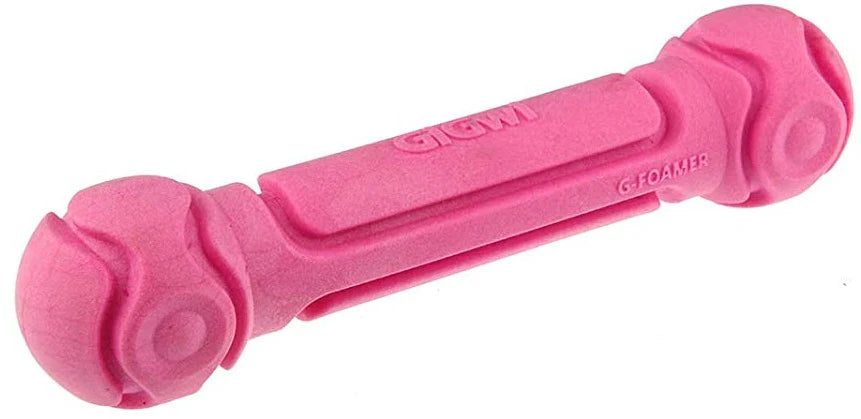 8214 GIGWI FOAMER TPR DUMBELL ROSE