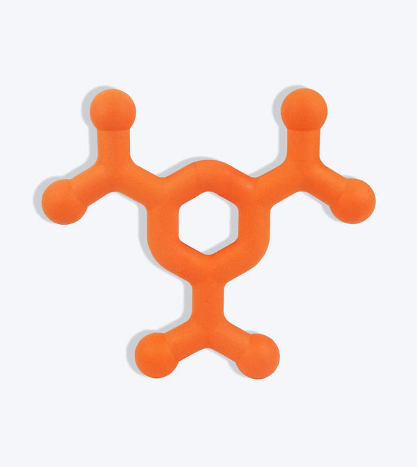 PETAHOLIC FLOATING MOLECULE LARGE TOY ORANGE