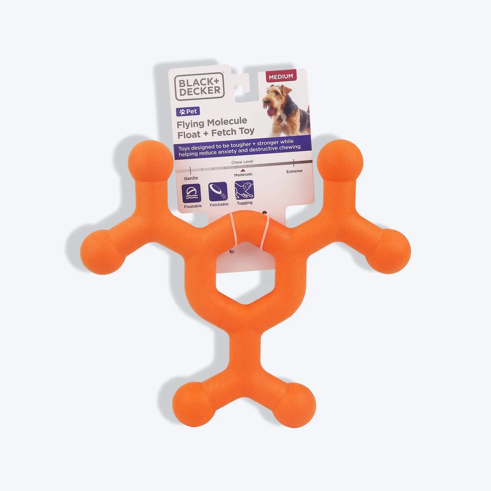 PETAHOLIC FLOATING MOLECULE LARGE TOY ORANGE
