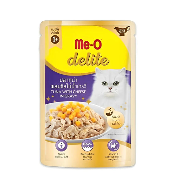 ME O DELITE TUNA WITH CHEESE IN GRAVY 70GM