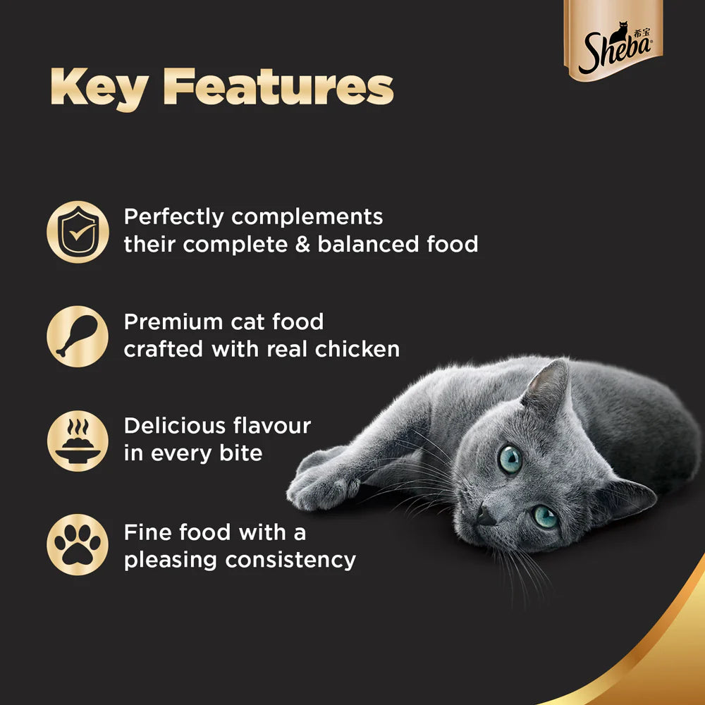 SHEBA KITTEN CHICKEN 70GM