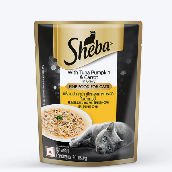 SHEBA TUNA PUMPKIN AND CARROT 70GM