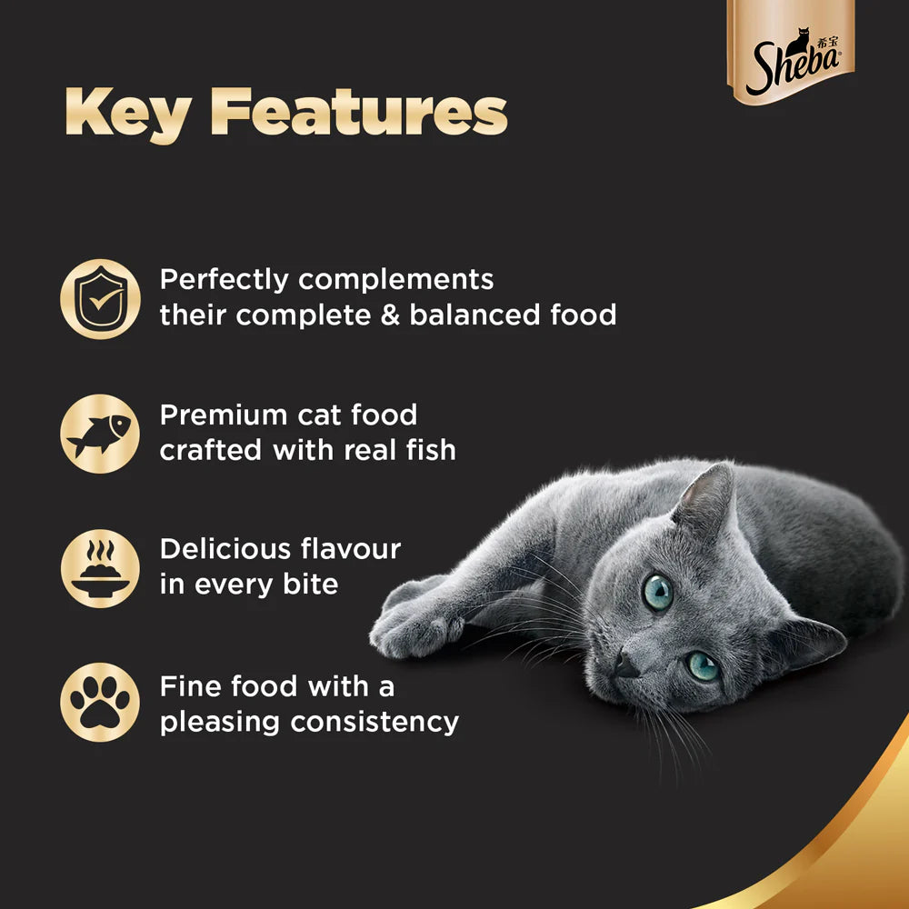 SHEBA TUNA PUMPKIN AND CARROT 70GM
