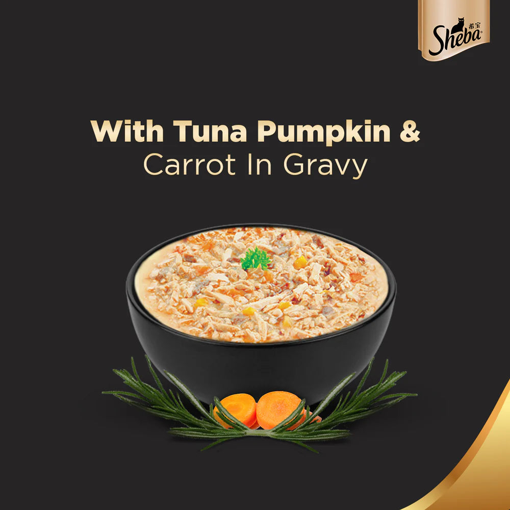 SHEBA TUNA PUMPKIN AND CARROT 70GM