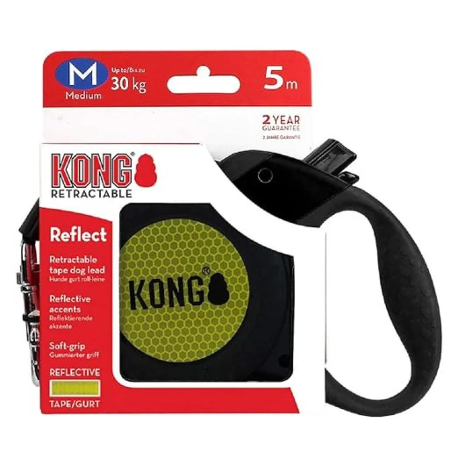 KONG RETRACTABLE REFLECT NEON YELLOW M