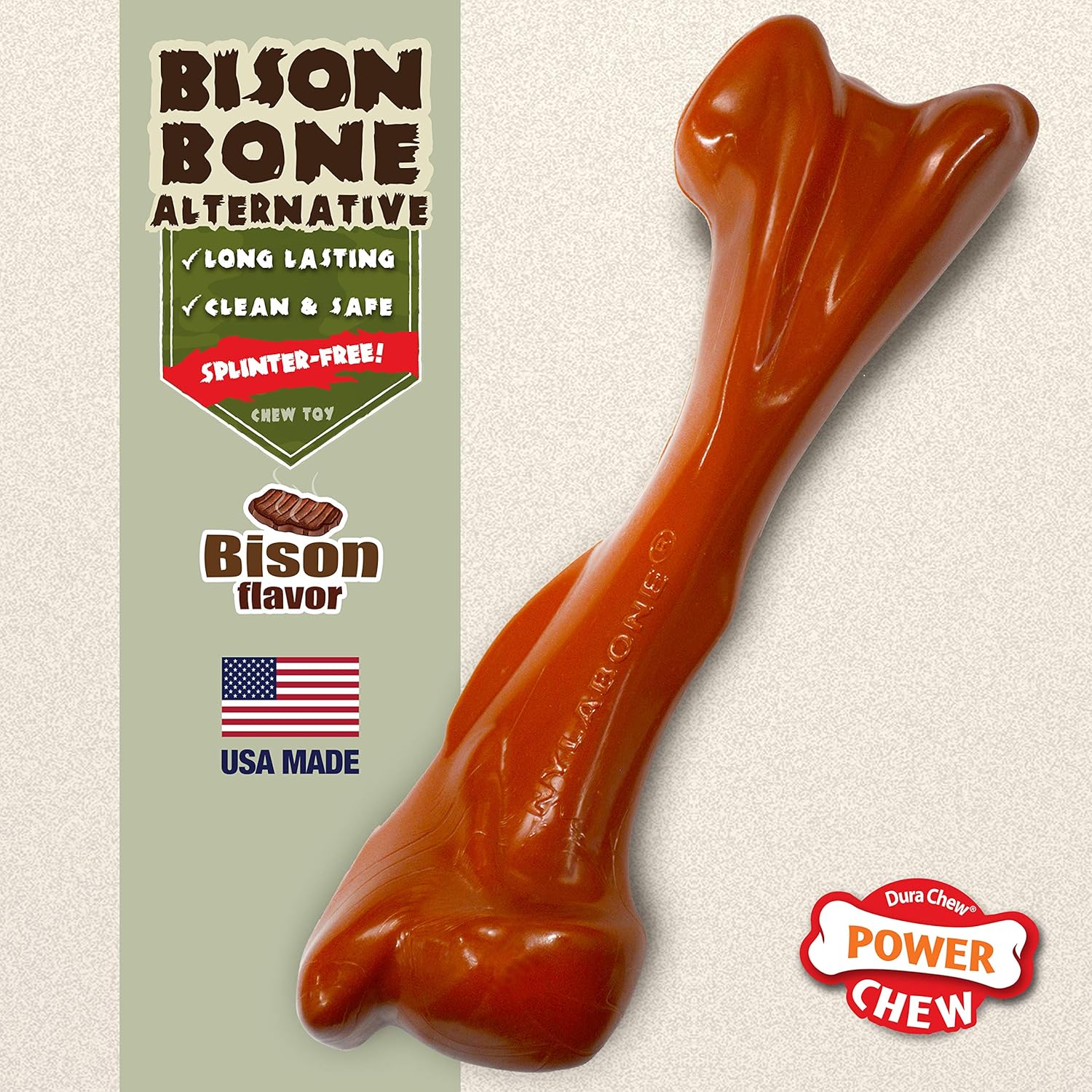 NB POWER CHEW BISON BONE ALTERNATIVE L